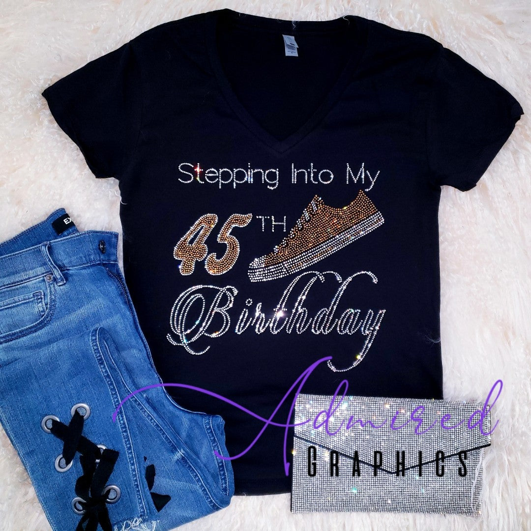 Birthday Step Crystallized Tee
