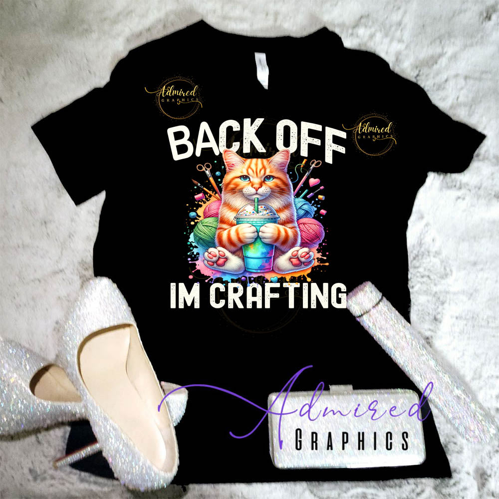 Crafting Cat Graphic Tee