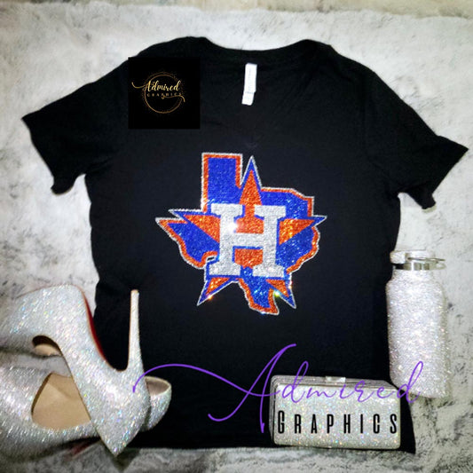 Astros Clear H Baseball Tee