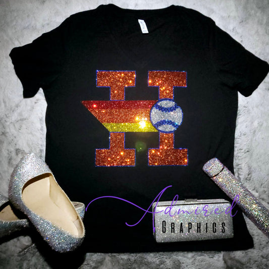 Houston Baseball Crystallized Tee