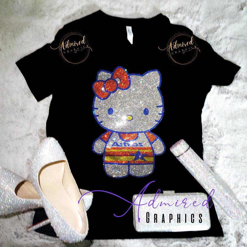 Houston Astros Hello Kitty Crystallized Tee