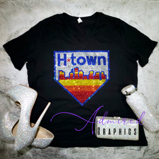 Astros Home Plate Baseball Tee