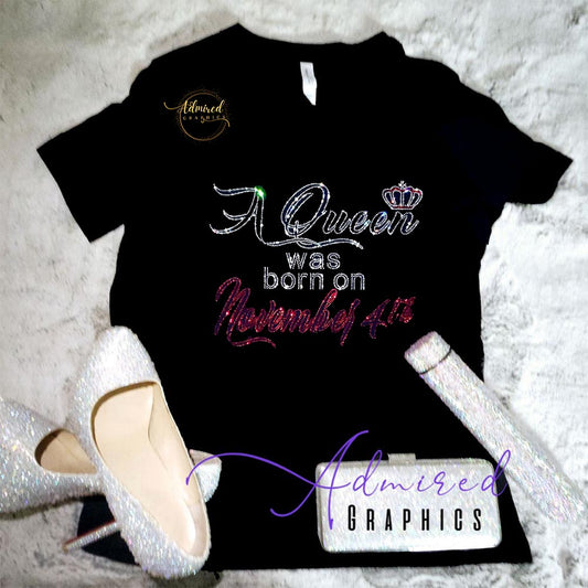 Queen's Birthday Crystallized Tee