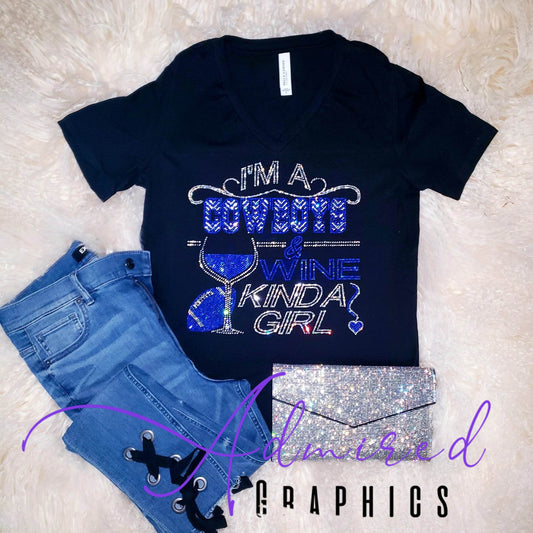 Cowboys and Wine Crystallized Tee
