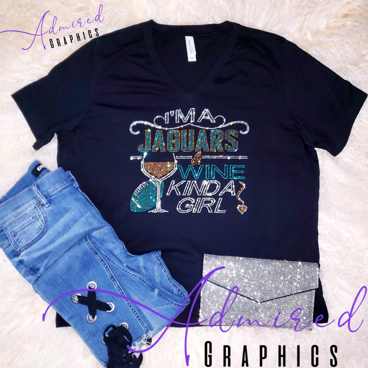 Jaguars and Wine Crystallized Tee