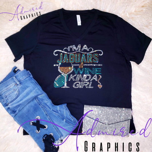 Jaguars and Wine Crystallized Tee