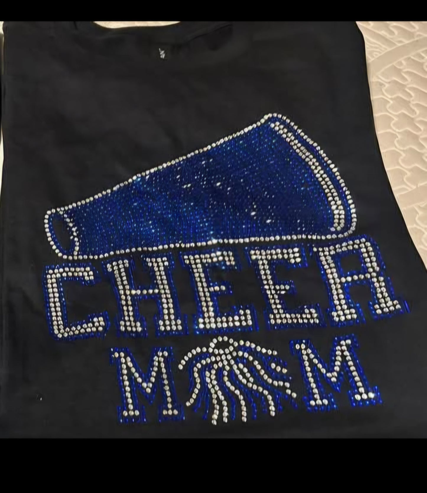 Cheer Mom Crystallized Tee