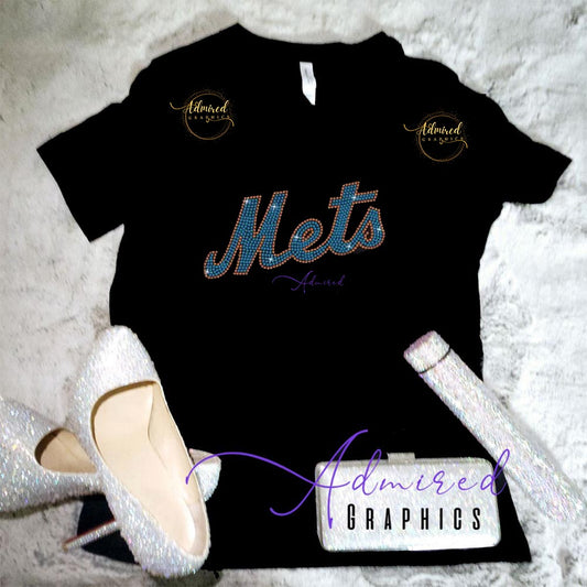 NY Mets Baseball Tee