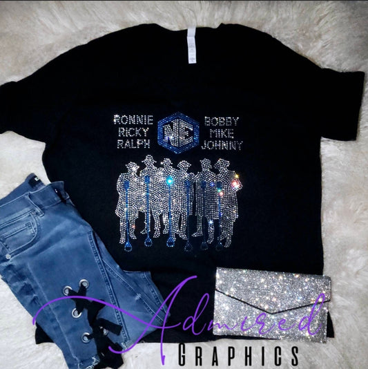 NE Heartbreak Crystallized Tee