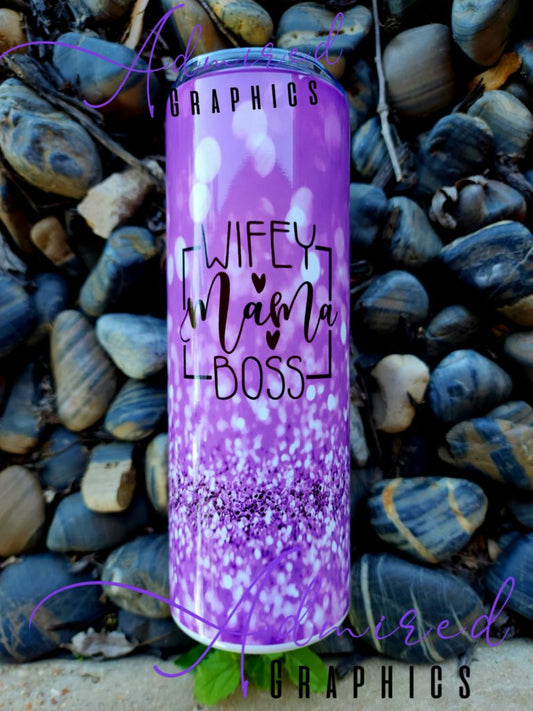Wife, Mom, Boss Tumbler