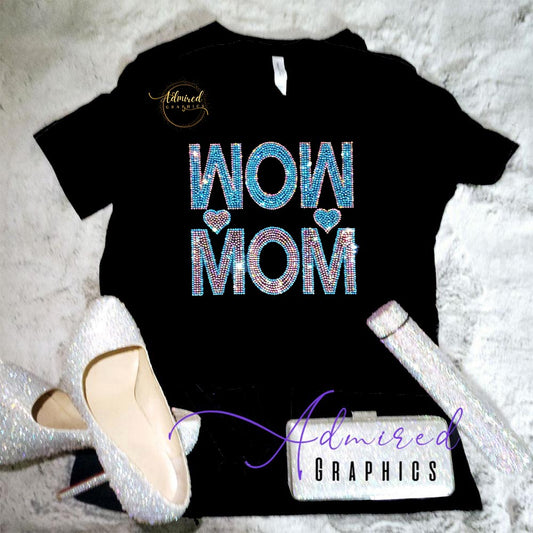 WOW MOM Crystallized Tee