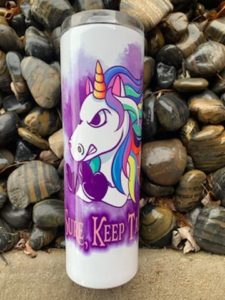 Salty Unicorn 20oz Sublimated Tumbler
