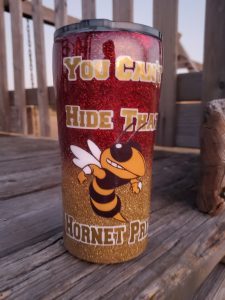 Glittered Spirit Tumblers