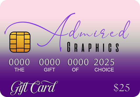 Admired Graphics Gift Card