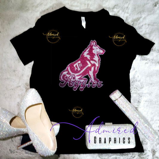 Aggie Spirit Tee Crystallized Tee