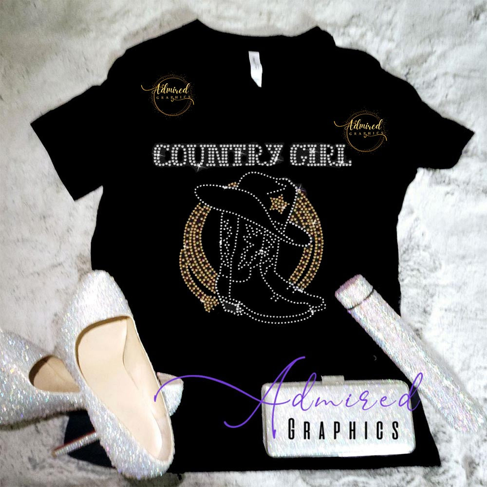 Country Girl Crystallized Tee