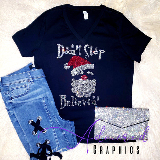Don't Stop Believing Crystallized Tee