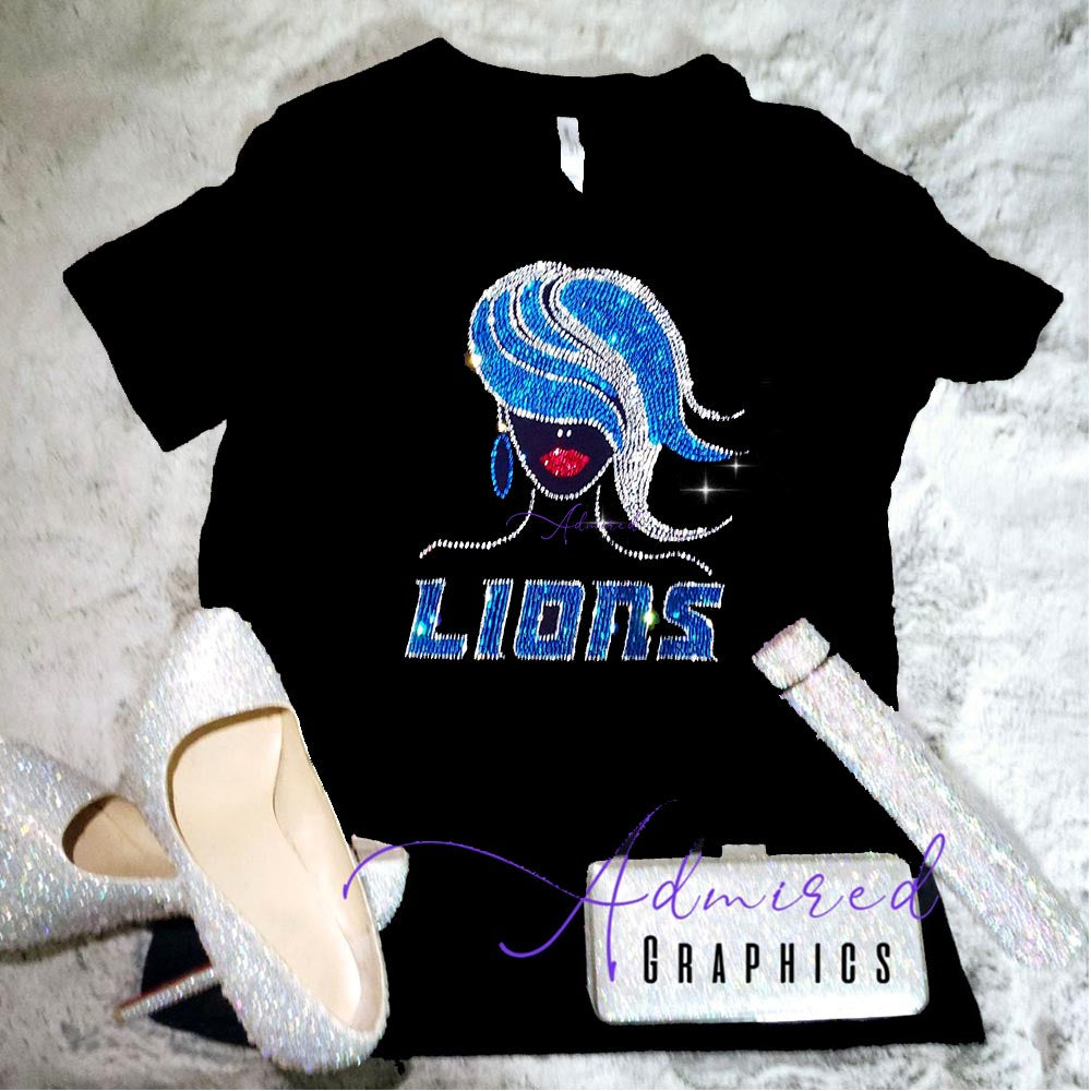 Lions Lady Crystallized Tee – Admired Graphics