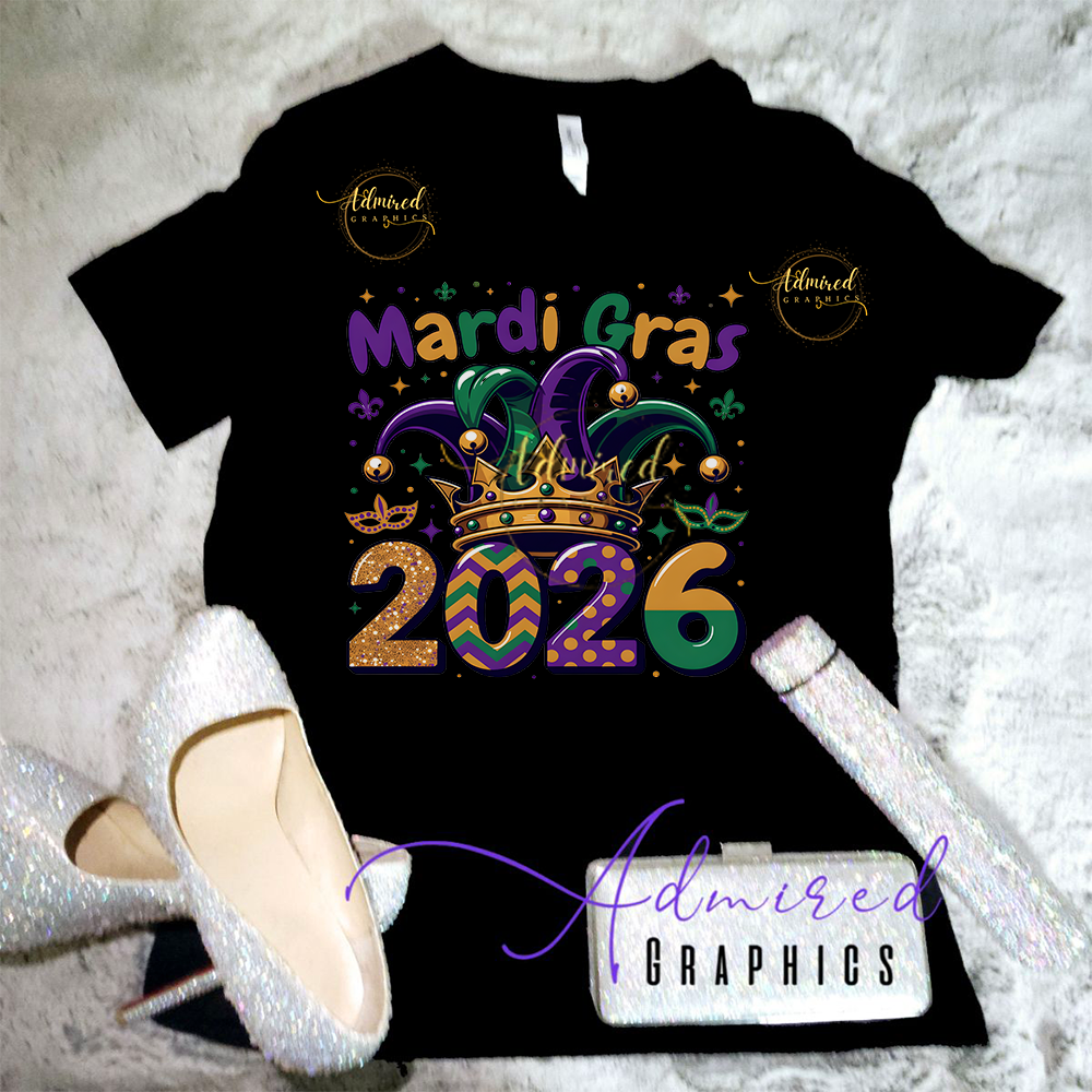 Mardi Gras 2026 Graphic Tee