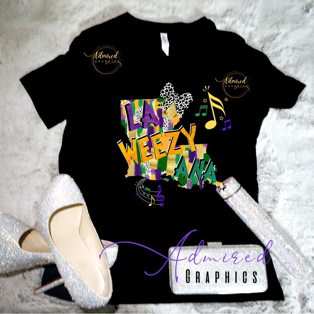 Mardi Gras Louisiana Graphic Tee