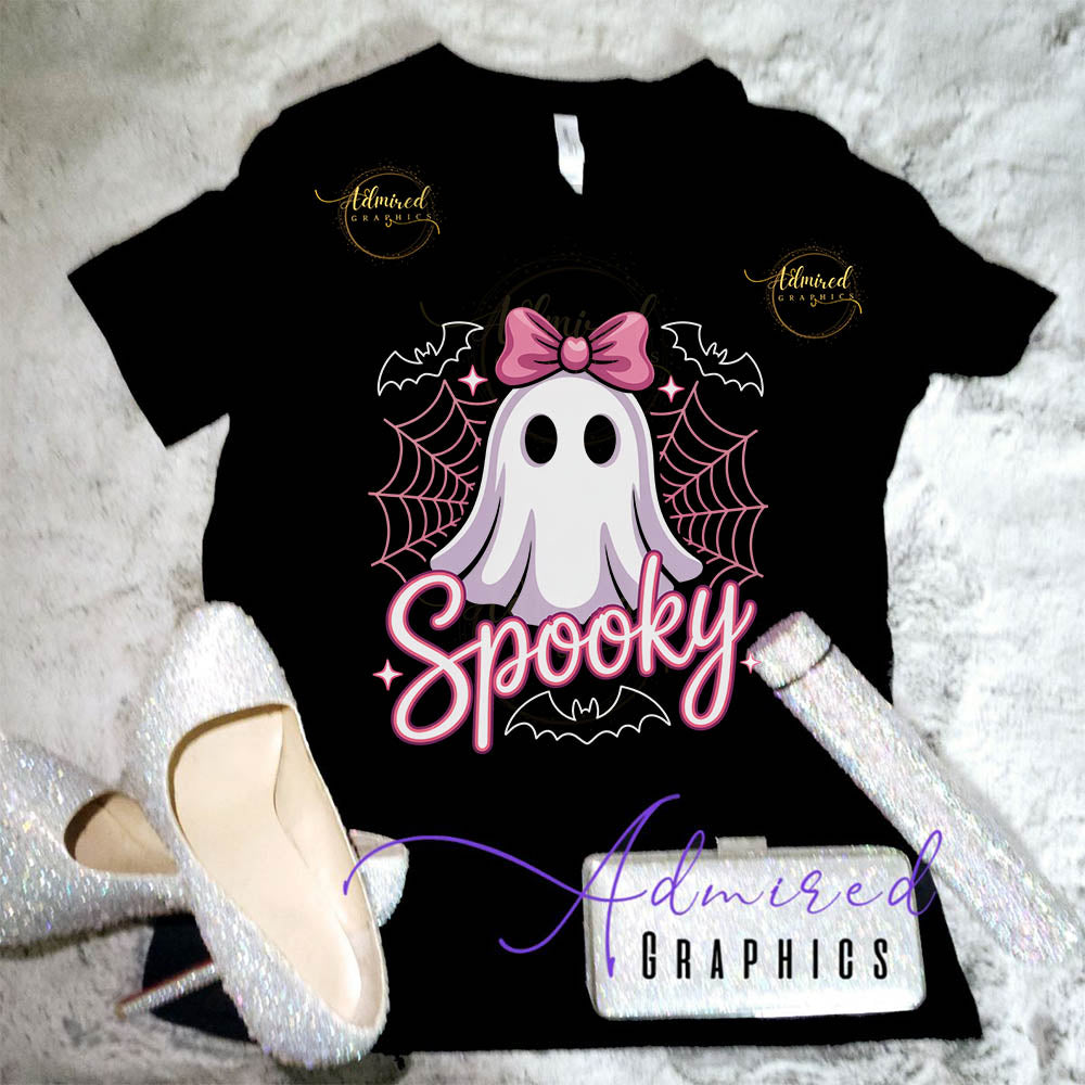 Spooky Ghost Graphic Tee – Admired Graphics