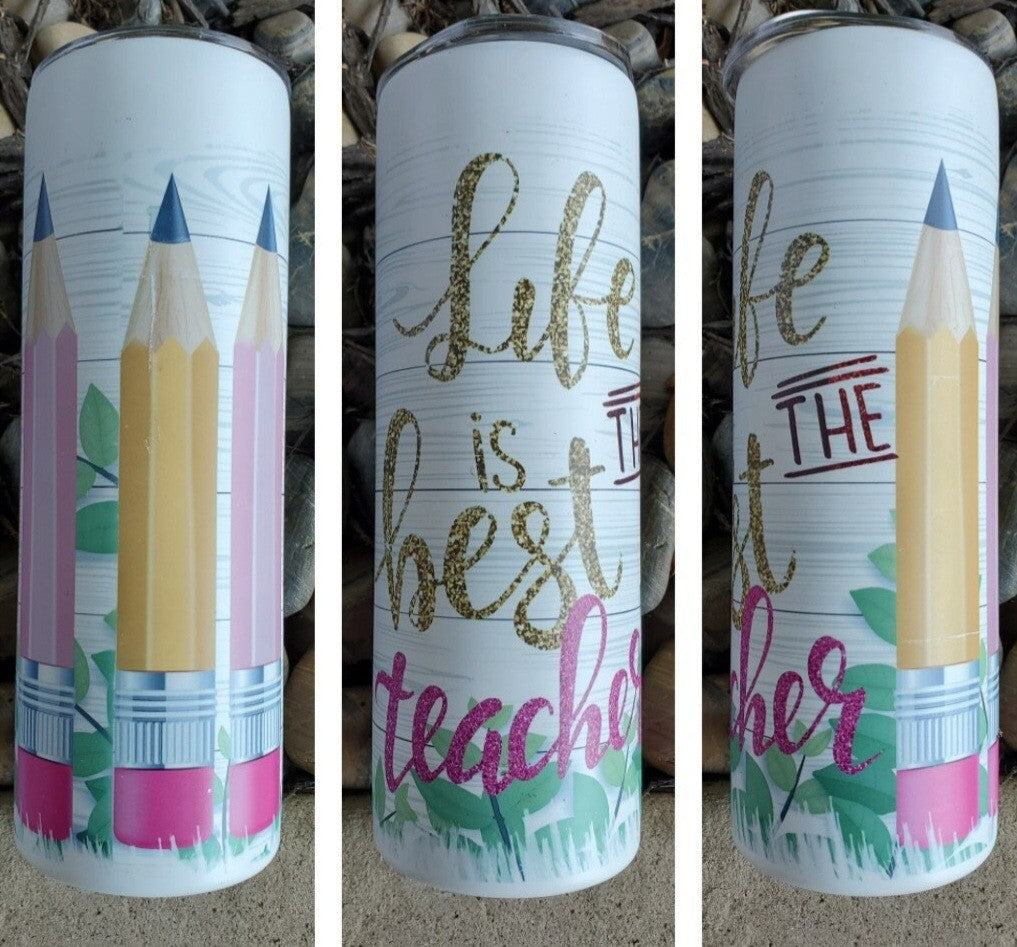 Teacher Tumbler- Glow In The Dark – Admired Graphics