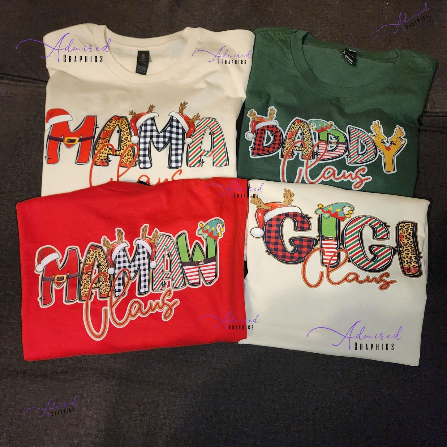 Claus Family Tees