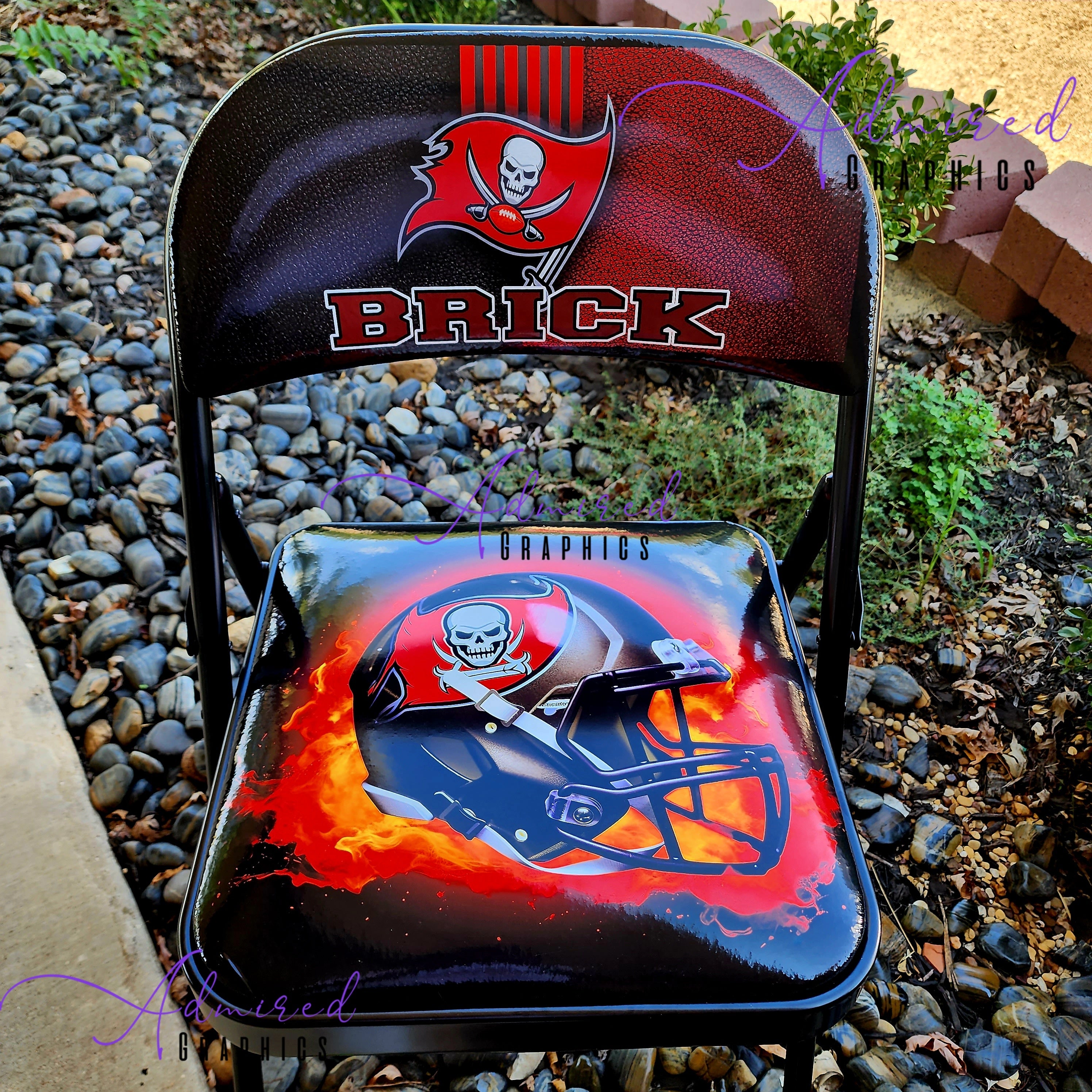 Bucs Personalized Folding Chair – Admired Graphics