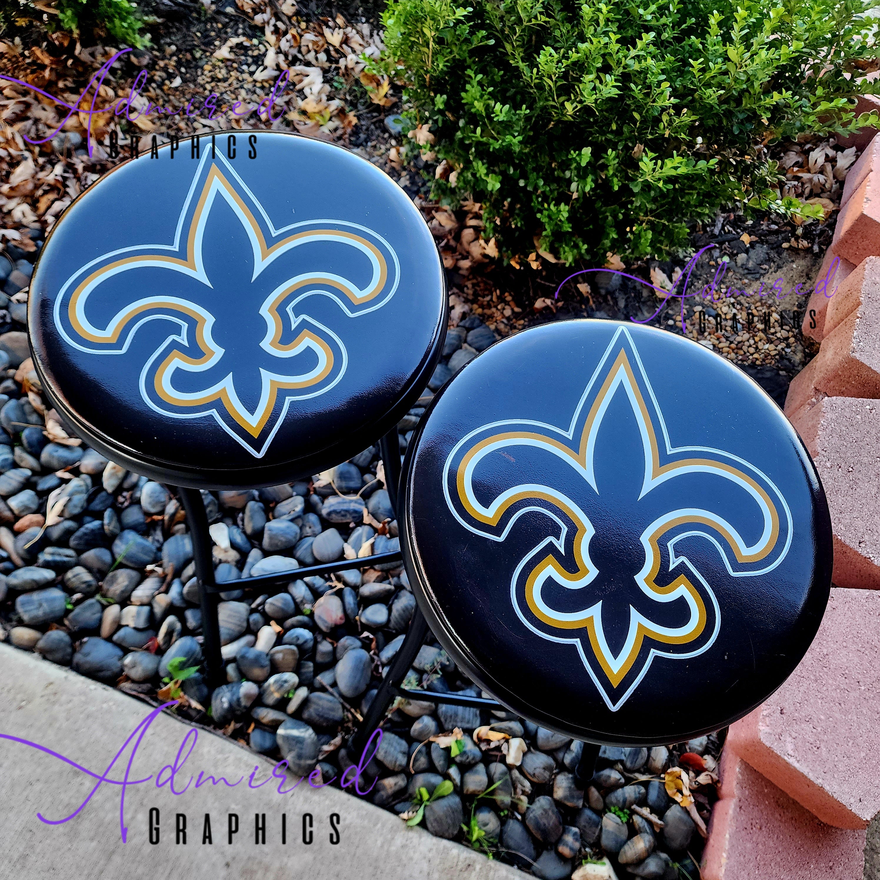 New Orleans Saints Bar Stools – Admired Graphics