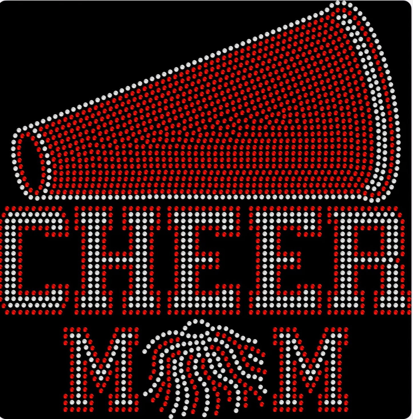 Cheer Mom Crystallized Tee