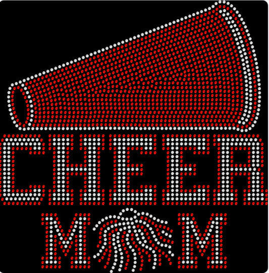 Cheer Mom Crystallized Tee